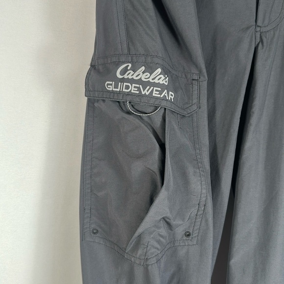 Cabela’s Guidewear Dark Grey Lightweight Angler Rain Pants 30x30 - Picture 4 of 12